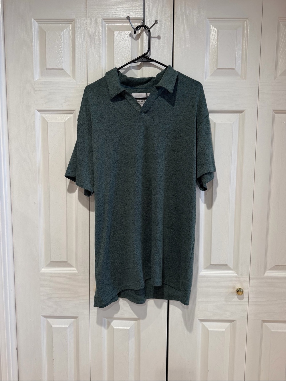 Ike Behar Short-Sleeve Polo in Forest Green
